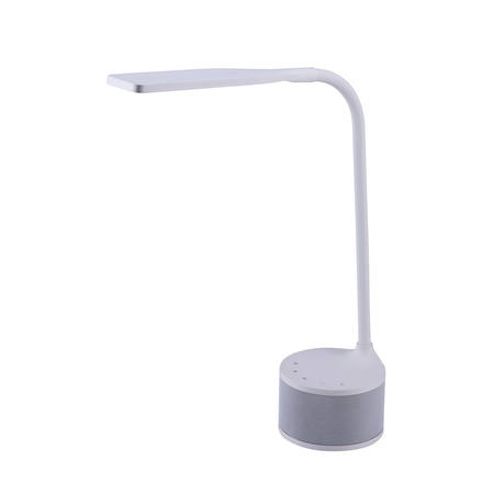 BOSTITCH Bluetooth Speaker LED Desk Lamp VLED1817WHITE-BOS